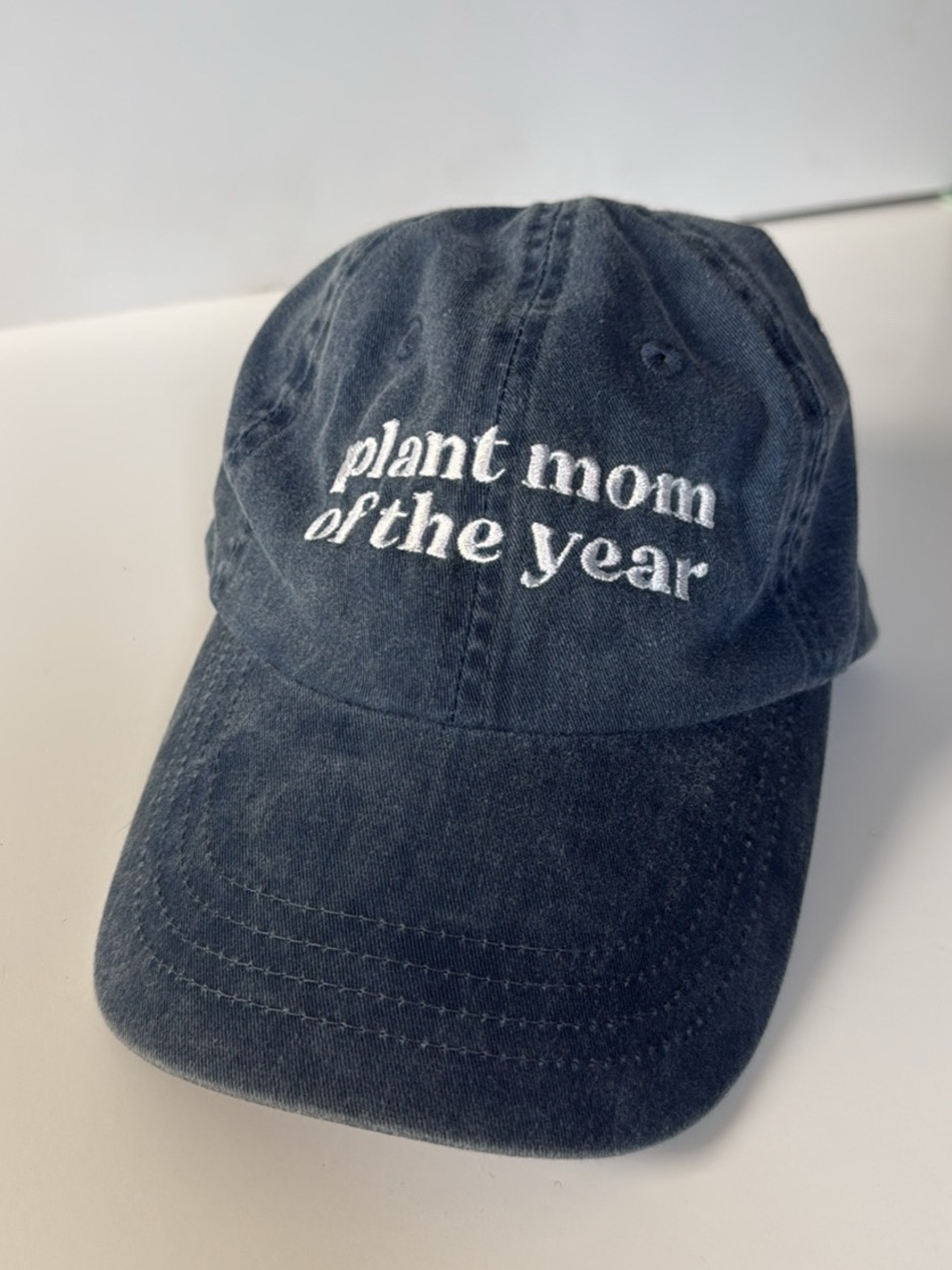 Plant Mom of the Year Cap - Faded Denim